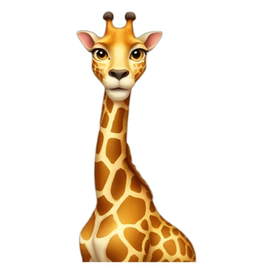 cat with the neck of a giraffe sticker