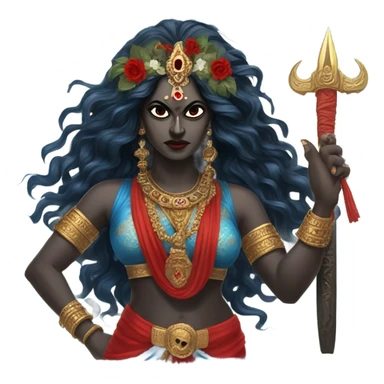 Maa kali sticker