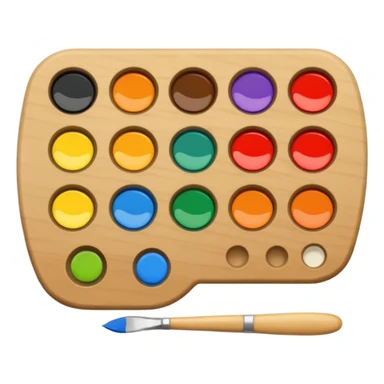 artist's palette sticker
