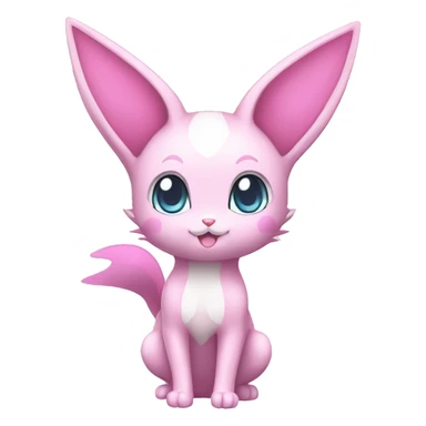 Kawaii Sylveon-Mew-Espeon-Pokémon full body sticker