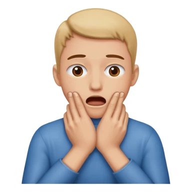 choking myself with hands sticker