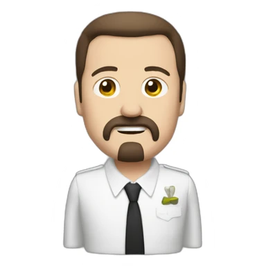 David Brent with cancer sticker