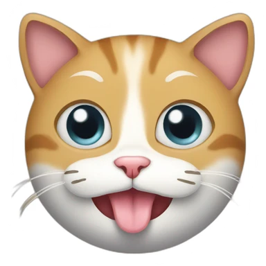 Cat with egg sticker