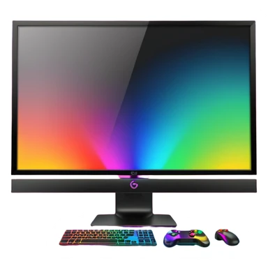 gaming rgb monitor sticker