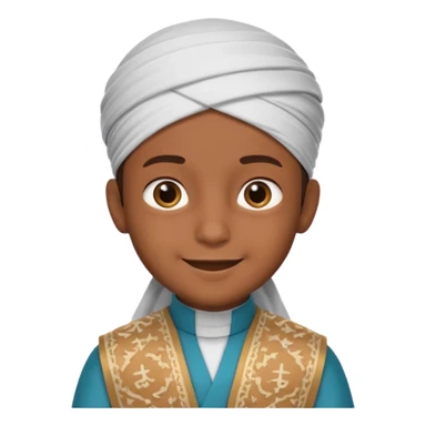 Islamic emoji video boy sticker