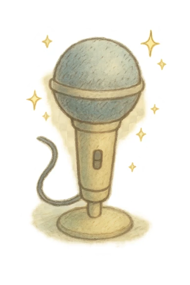 microphone emoji sticker