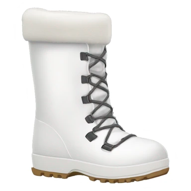 White moon Boots  sticker