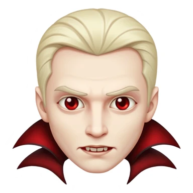 A vampire man and a princess sticker