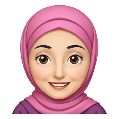 OLD WHITE WOMAN HIJAB BLACK EYEBROWS SMILE sticker