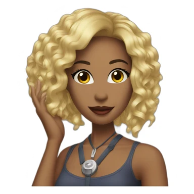 Dj miss monique  sticker