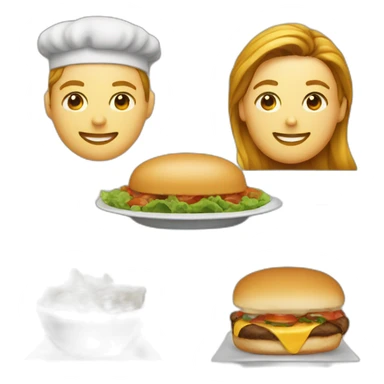 menu restaurant sticker