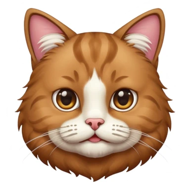 cat with mans mustache  sticker