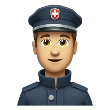 Pompier suisse sticker