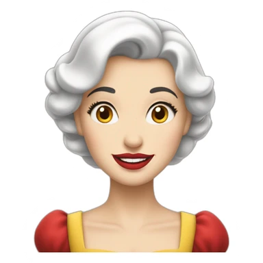 Blanche neige sticker
