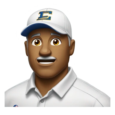 College football coach crying sticker