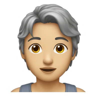 Aline qui va se doucher sticker