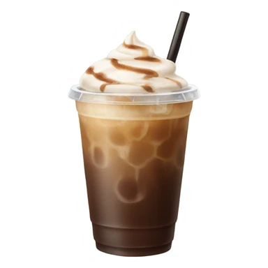 Iced coffee with no whip sticker