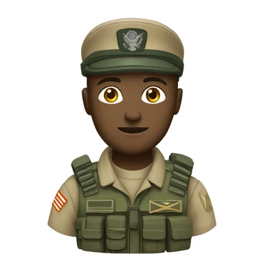 Army commander with a gun￼ sticker