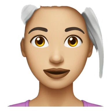 Mulher passando hidratante no rosto sticker