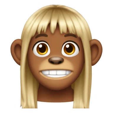 Hannah Montana monkey sticker