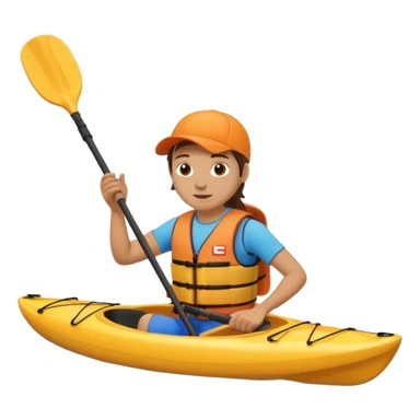 Kayaking sticker