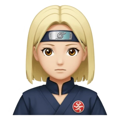 faça um emoji inspirado na personagem Tsunade Senju, do anime Naruto. sticker