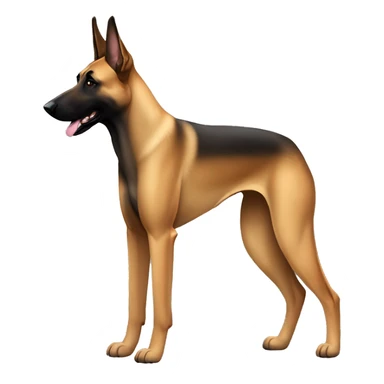 Belgian Malinois Dog Breed Full Body sticker