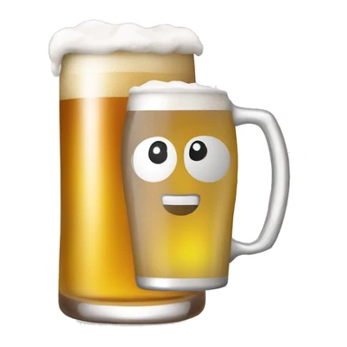 Toda tomando cerveza sticker