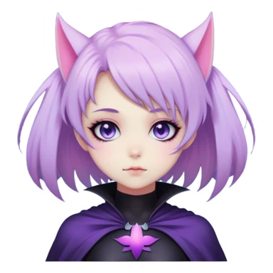 Gorgeous Cute Gothic Edgy Nebula Gradient Beautiful Anime Emo BatLady sticker