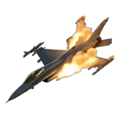 F16 launching aim-8x sticker