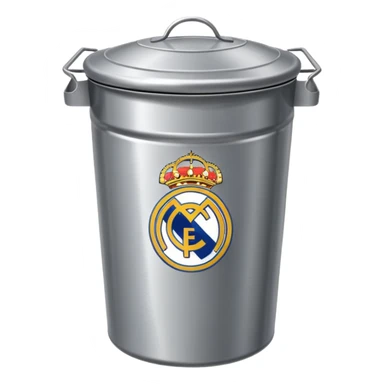 Real Madrid poubelle sticker