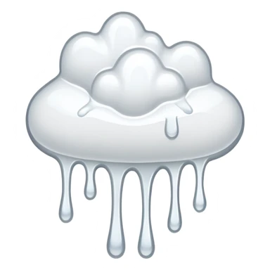 stick with white glue dripping down it  sticker