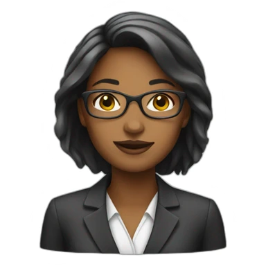 businesswoman sticker