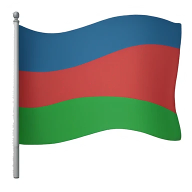 Dagestan flag three stripes  sticker