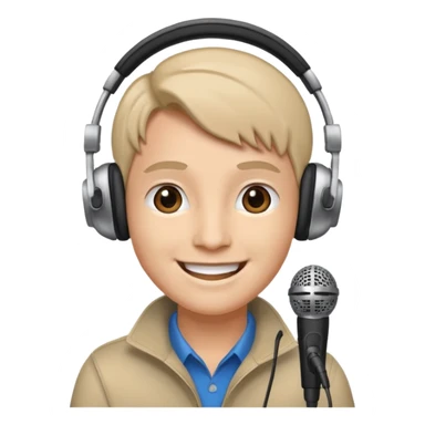 radio show host sticker