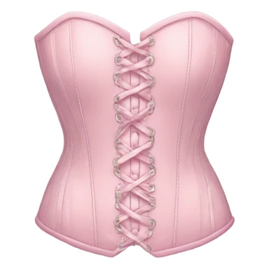 Pastel pink corset  sticker