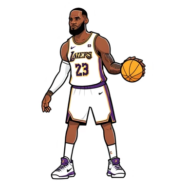 LeBron sticker
