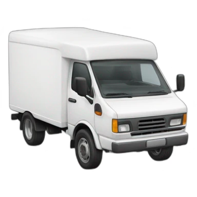 une camionette blanche sticker