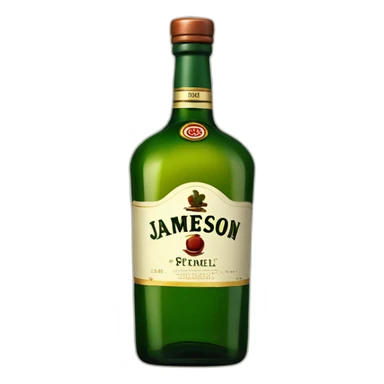 Jameson Irish whiskey bottle sticker