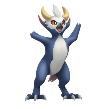  Quilava-Absol full body sticker