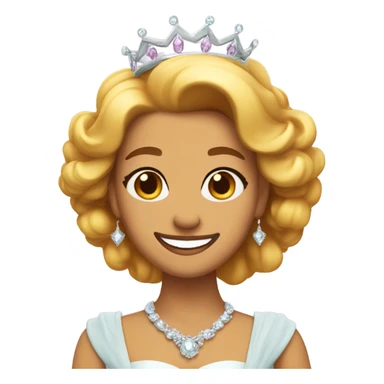 Queen in good weather sticker