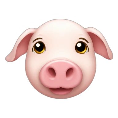 cerdito vivo con anteojos sticker