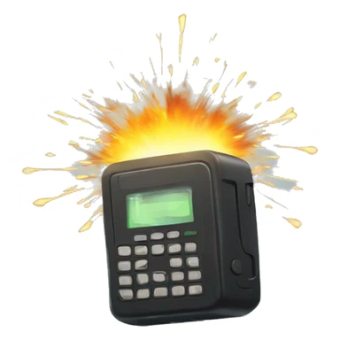 exploding beeper sticker