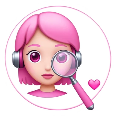ai search pink sticker