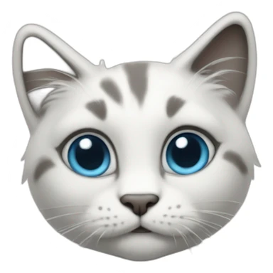 full body shot of smurf cat sticker