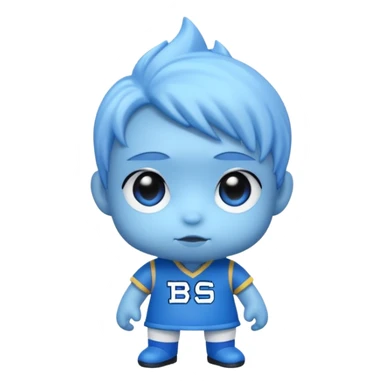 A mini luminous, a cute one and has a jersey the reads BS1 sticker