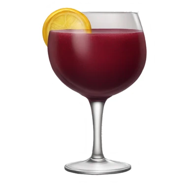 Sangria glass burgundy ￼ sticker