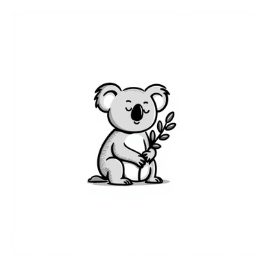 Koala sticker