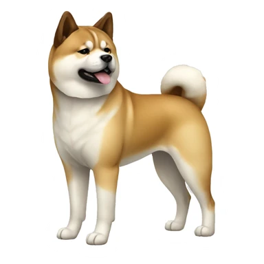 Akita Dog Breed Full Body sticker