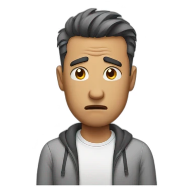 FRUSTRATED  MAN sticker